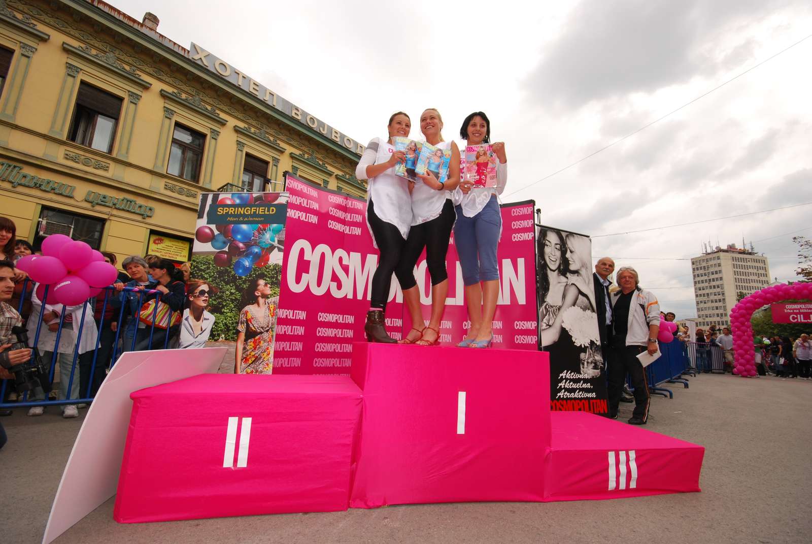 High-heel race in Novi Sad