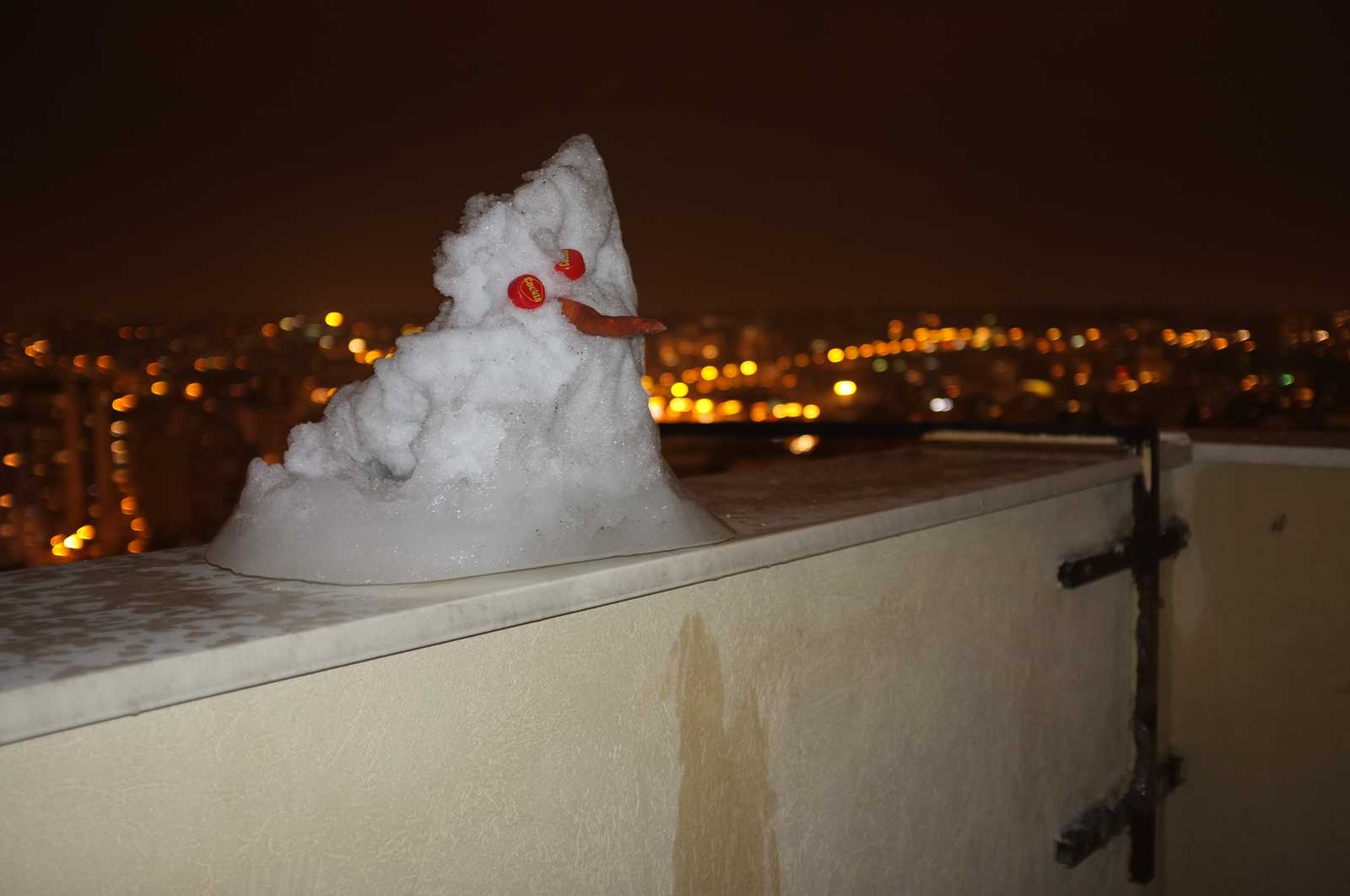 The snowman's sin